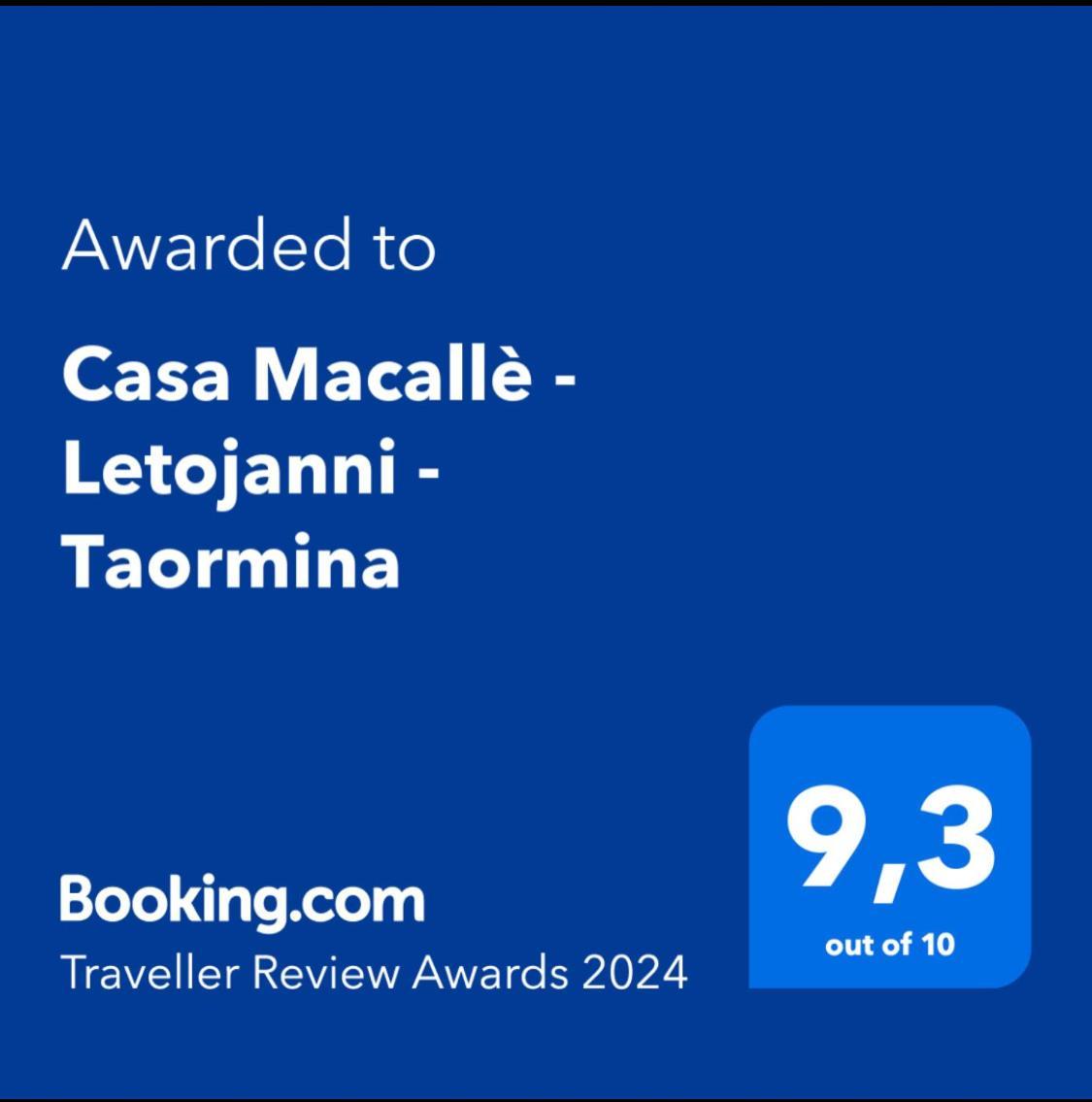 Casa Macalle - Letojanni - Taormina Экстерьер фото